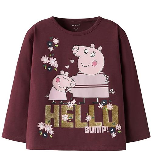 Name It Bluse - NmfOra - Peppa - Burgundy