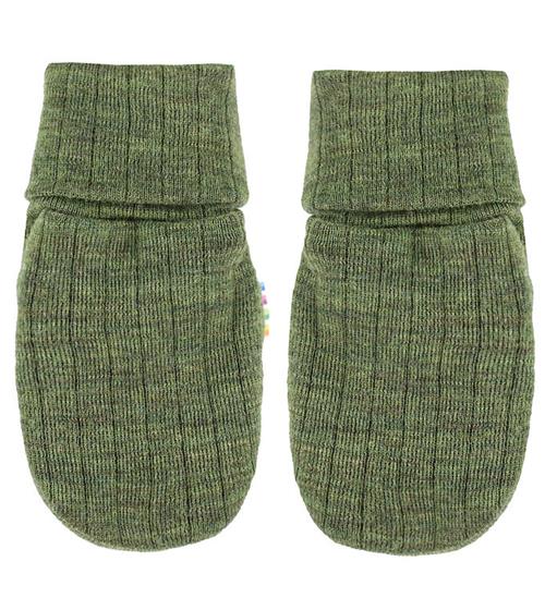 Joha Luffer - Uld - Rib - Mørk Oliven