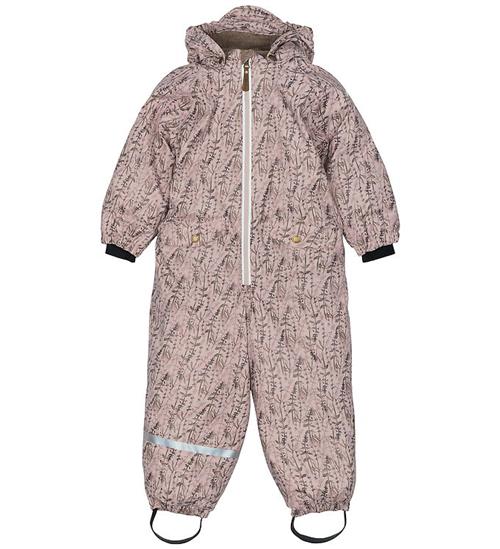 Mikk-Line Flyverdragt - PU - Recycled - Cloud Gray m. Print
