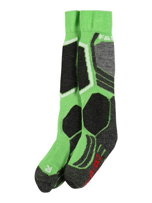 FALKE Sportssokker  mørkegrå / lysegrøn / sort / hvid