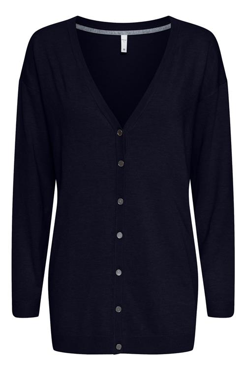 PULZ Jeans Cardigan 'SARA'  mørkeblå