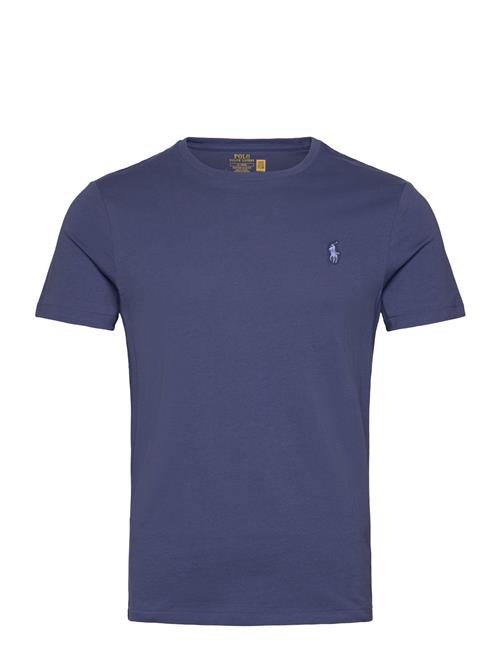 Custom Slim Fit Jersey Crewneck T-Shirt Polo Ralph Lauren Navy
