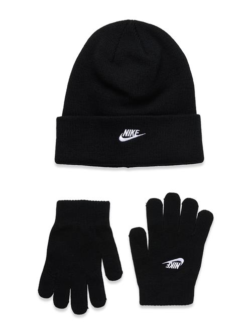 Boys Club Beanie/Glove Set Nike Black