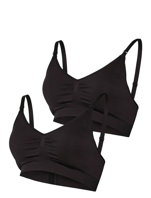 Mlilja Feed Me Bra Nf 2-P A. Noos Mamalicious Black