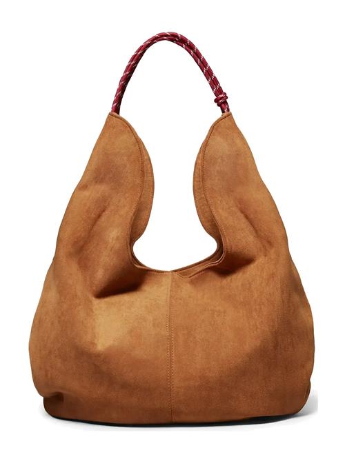 Fake Suede Tote Bag Ceannis Orange