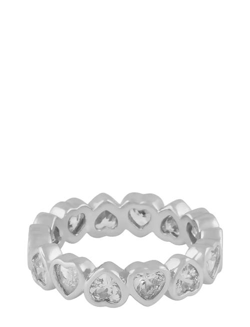 Lovely Crystal Ring SNÖ Of Sweden Silver