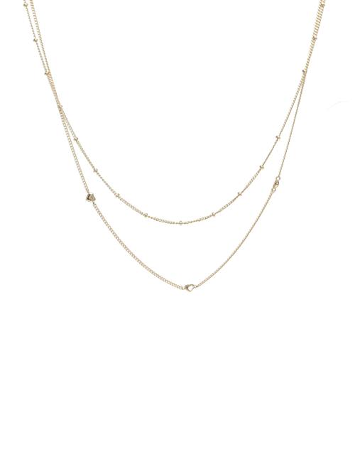 Lovely Double Chain Neck 40 SNÖ Of Sweden Gold