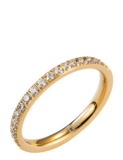Celine Crystal Ring By Jolima Gold