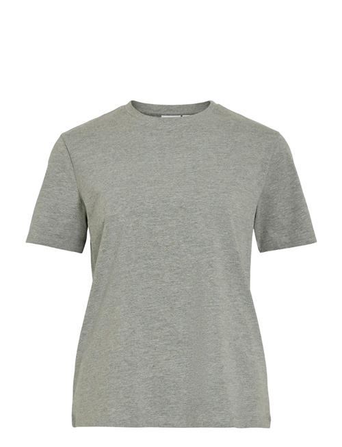 Vinora S/S T-Shirt - Noos Vila Grey