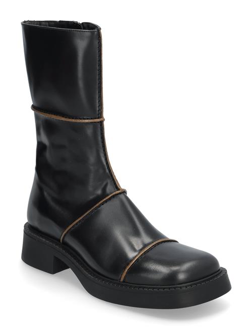 Dahlia Black Ankle Boots MIISTA Black