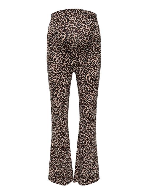Olmlovely Leo Flared Pant Jrs Only Maternity Beige