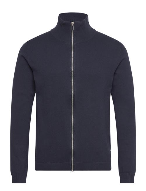 100 Recycle Knit Full Zip Lindbergh Blue