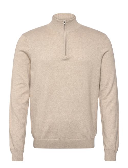 Claude Half-Zip Knit Clean Cut Copenhagen Beige