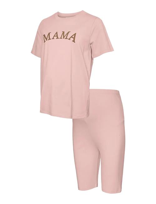 Mlkaja Statement Lounge Set Mamalicious Pink