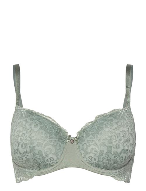 Se Marine Padded Underwired Bra Hunkemöller Green ved Booztlet