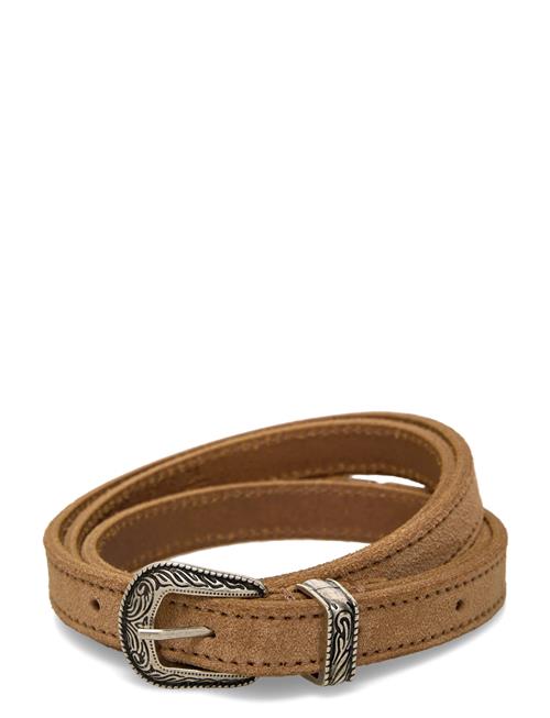 Thin Western Belt Wrangler Beige