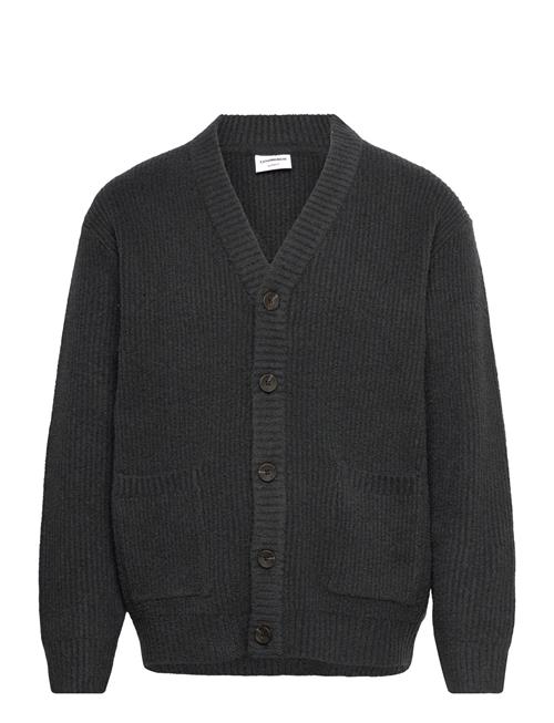 Heavy Lambswool Look Cardigan Lindbergh Grey