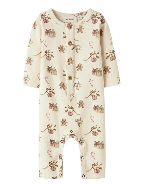 Nbnlayo Gip Ls Slim Suit Lil Lil'Atelier Cream