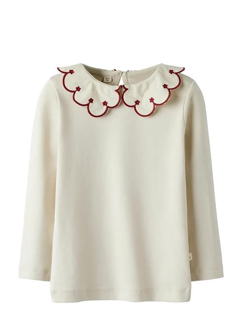 Nmffundo Ls Slim Top Lil Lil'Atelier Cream