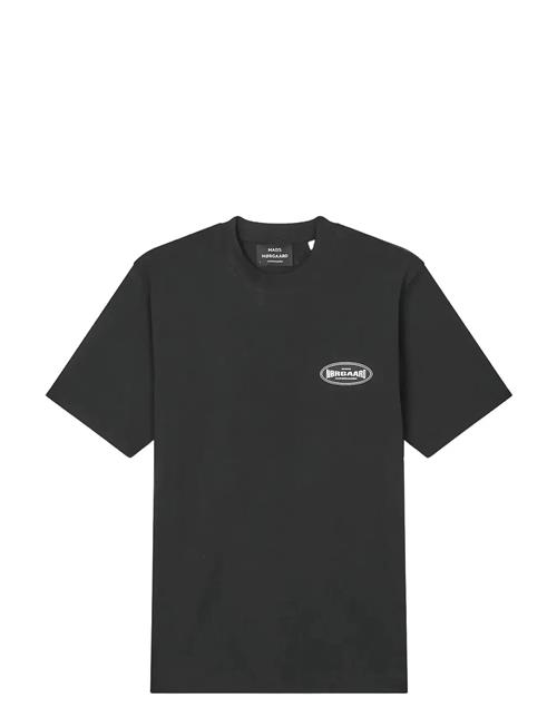 Cotton Jersey Big Logo Frode Tee Mads Nørgaard Black
