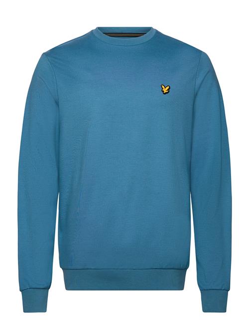 Crew Neck Fly Fleece Lyle & Scott Sport Blue