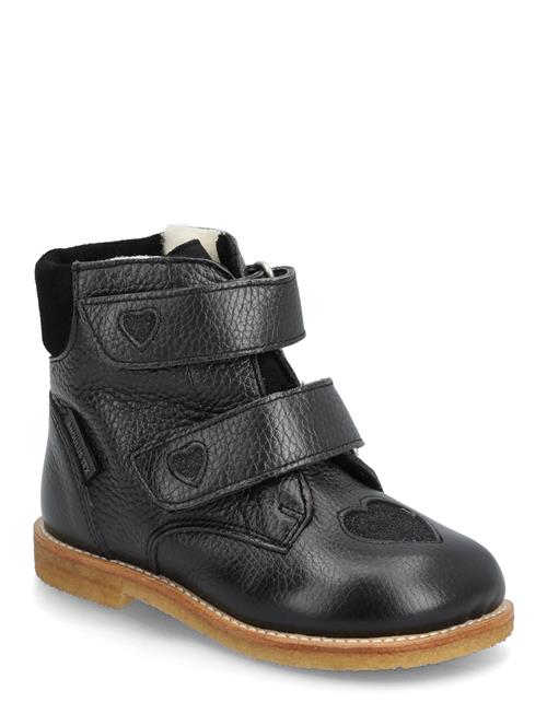 Boots - Flat - With Velcro ANGULUS Black