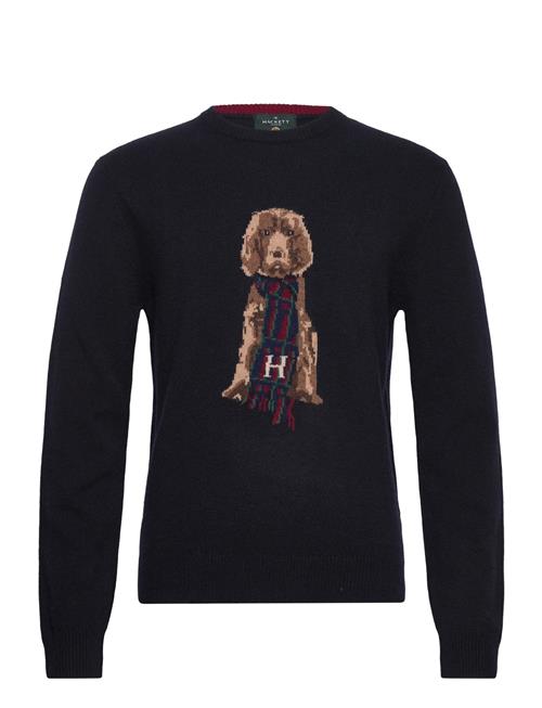 Harry Knit Crew Hackett London Navy