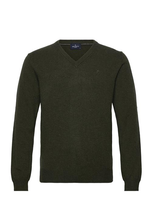 Lambswool V Neck Hackett London Khaki