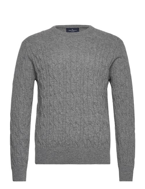 Lw Cable Crew Hackett London Grey