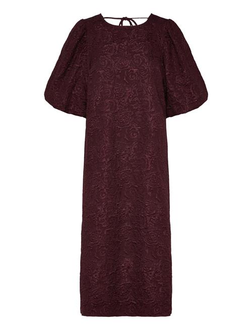 N-Pastis Long Dress Noella Burgundy