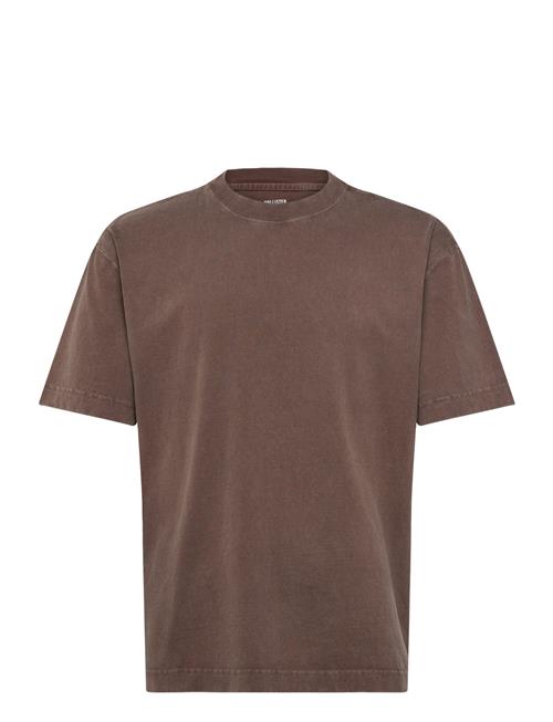 Heavy Weight Boxy T Shirt Hollister Brown