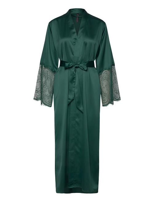 Kimono Long Satin Lace Hunkemöller Green