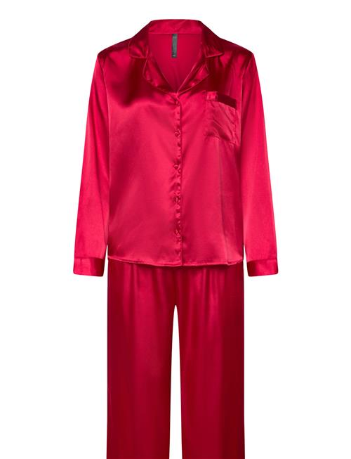 Pj Ls Satin Minimal Hunkemöller Red
