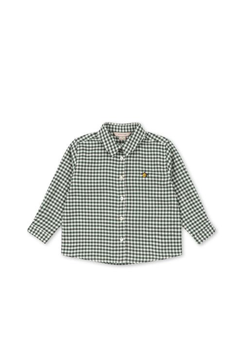 Konges Sløjd Foret Skjorte Med Lange Ærmer Green Check  Green Check 7-8 Y    7-8 år  mand