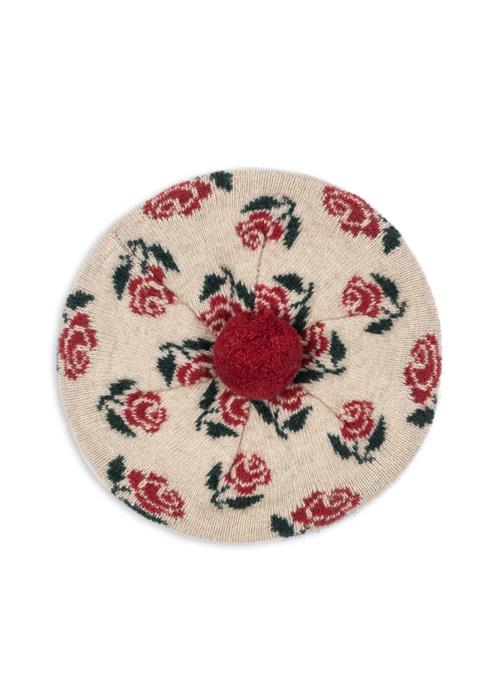 Konges Sløjd Belou Strikket Baret Rose  Rose 2-4 Y      kvinde