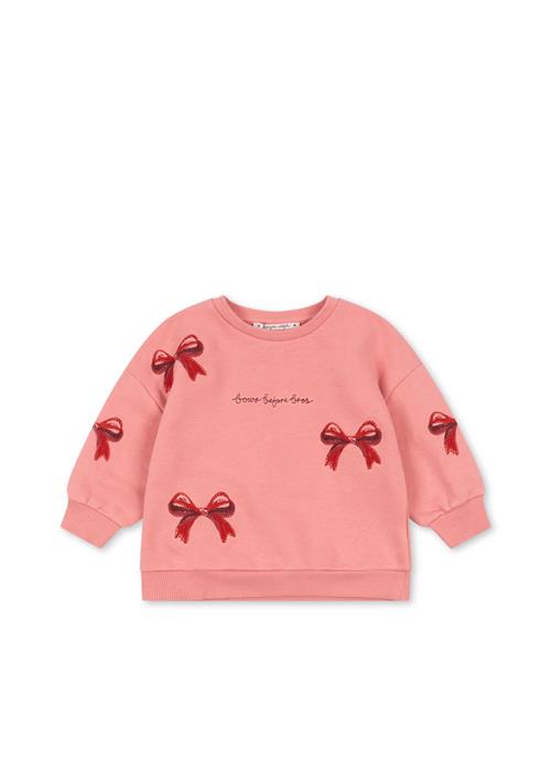 Konges Sløjd Lou Sweatshirt Med Sløjfe Strawberry Ice  Strawberry Ice 12 months    12 måneder  kvinde