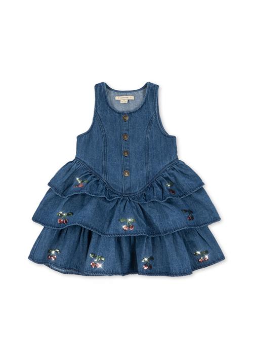 Konges Sløjd Elba Kjole Denim Blue  Denim Blue 2 Y  Blå  2 år  kvinde