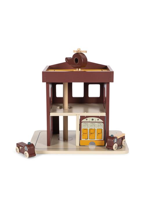 Konges Sløjd Brandstation I Træ Multi  Multi One Size  Brun  One Size  mand