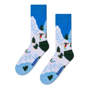 Se Happy socks Strømper Downhill Skiing Sock Hvid Str 36/40 ved Timarco