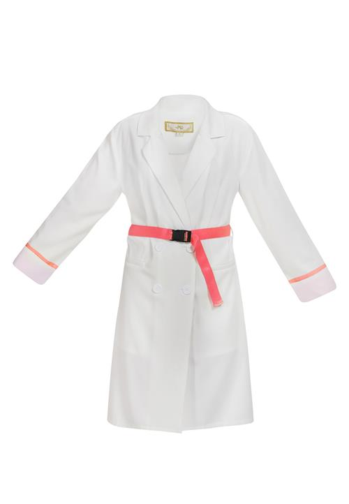 MYMO Sommerfrakke  neonpink / hvid