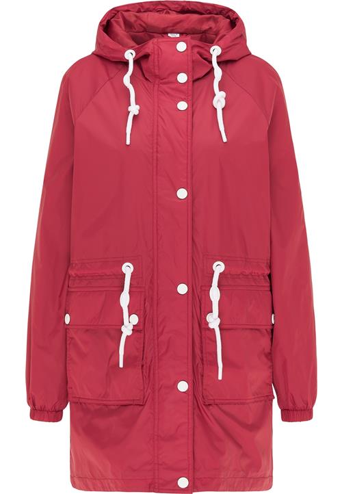 DreiMaster Maritim Overgangsparka  rød / hvid