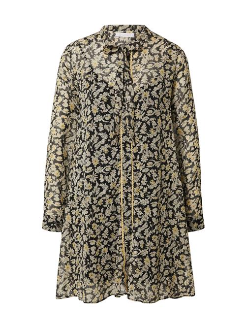 Freebird Icons Blusekjole 'Celeste'  gul / lysegrå / sort