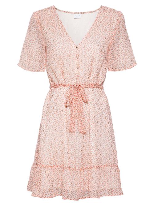 VILA Blusekjole 'Falia'  orange / offwhite