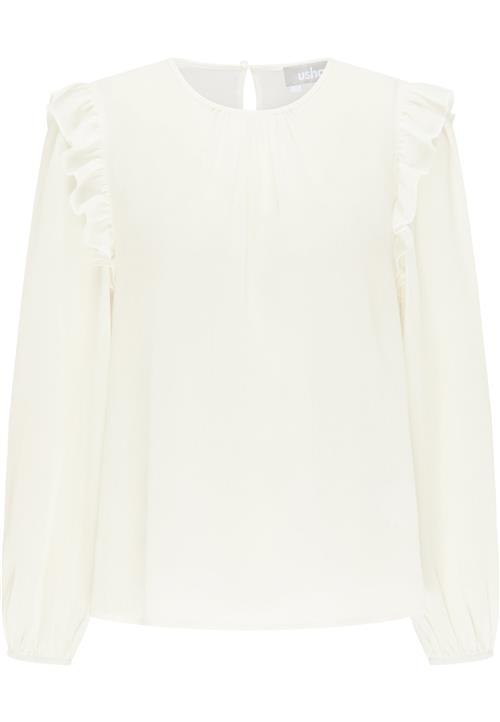 Se Usha Bluse  hvid ved About You