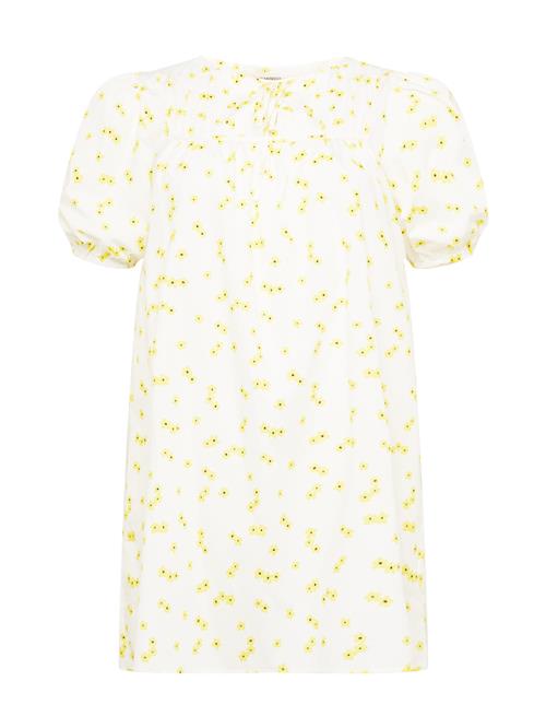 GLAMOROUS CURVE Kjole  gul / sort / hvid