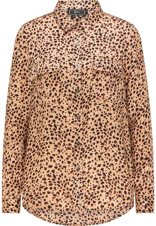 faina Bluse  lysebeige