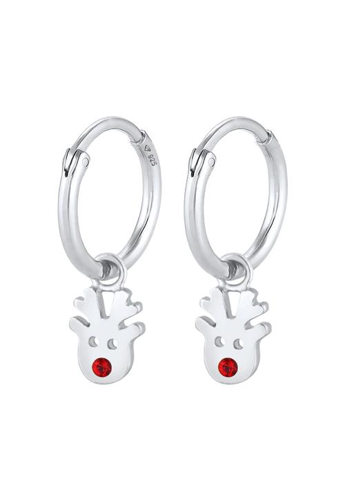 Se ELLI Øreringe  rød / sølv ved About You