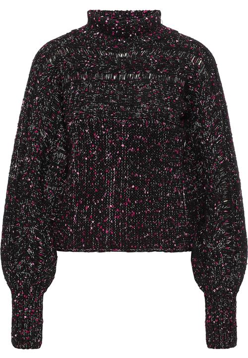 MYMO Pullover  pink / lys pink / sort-meleret / hvid