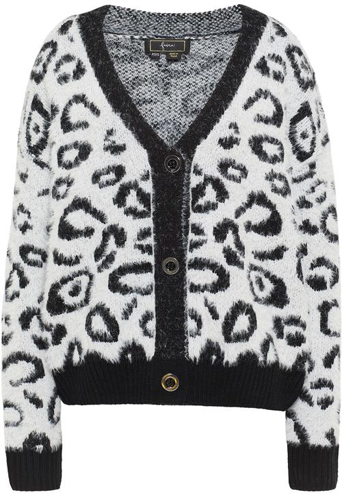 faina Cardigan  sort / hvid