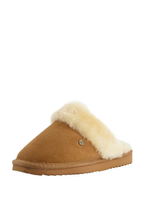 Warmbat Hjemmesko 'Flurry'  creme / cognac